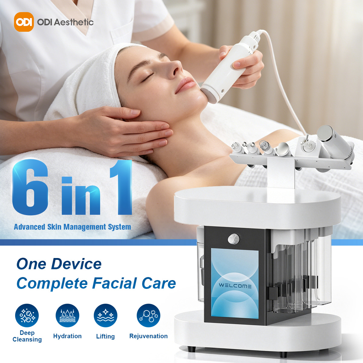 Best professional AquaFusion Pro hydra hydro facial h2o2 oxygen hydrodermabrasion machine