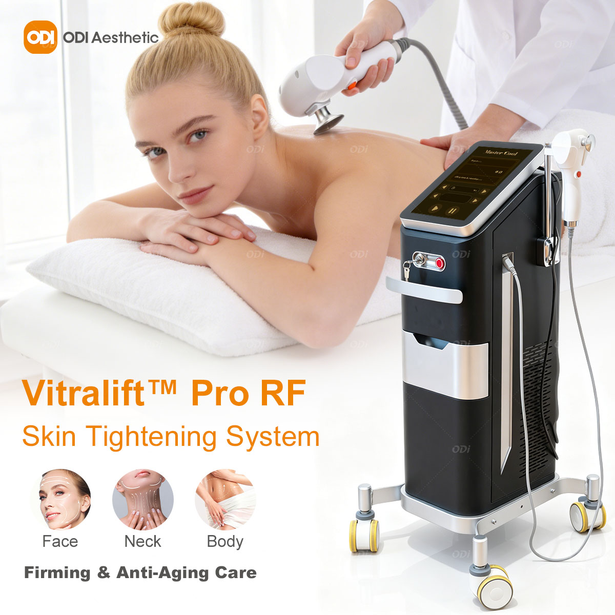 Professional RF Facial Skin Tightening Face and Body Monopolar RF Lifting Machine