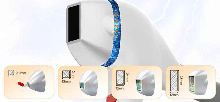 replacement spot size of 1800W diode laser hair removal
