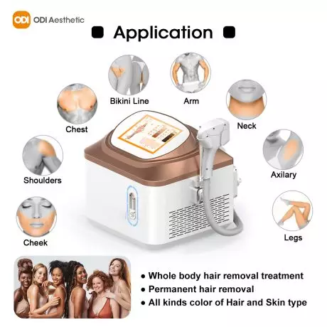 odi-808nm-diode-laser-hair-removal-machine-application