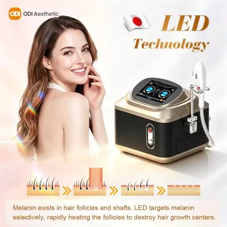 led-tachology-hair-removal-machine
